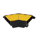 200D3K45R  (Cable protector with cover 45° right , 3 passages), EAN 4250912312371, Front view