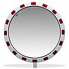 Inox miroir Helsinki 60x40m ( Miroir inox Helsinki Ø80cm )