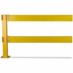 Add-on kit safety railing, powder-coated
