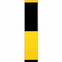 Barrier post, eyelets, galvanized, powder-coated