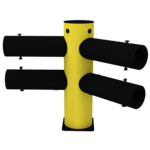 DFVBD-M-W45  (HOTEL corner post 45°), EAN 4250912314450, Front view