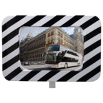 ED-F 40 X 60  (Acrylic mirror Bordeaux 60x40 cm), EAN 4250912310117, Front view