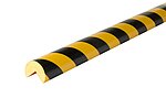 WPP002 (Corner protection profile Type A+ yellow-black), EAN 0, Front view