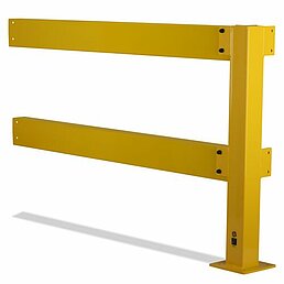 Add-on kit safety railing, powder-coated