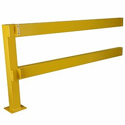 Add-on kit safety railing, powder-coated