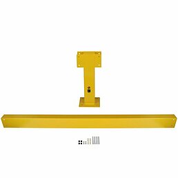 Add-on kit safety railing, powder-coated