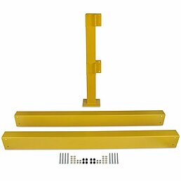 Add-on kit safety railing, powder-coated
