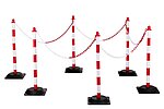 SET-LKP-RW (Set of chain post with 6 posts), EAN 4250912308732, Front view