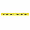 Bedrucktes Markierband ( Achtung Lichtschranke, gelb, 50mm, 60cm, PVC )