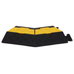 200D2K45L  (Cable protector with cover 45° left , 2 passages), EAN 4250912313910, Front view