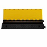 Cable protector with cover, 3 passages