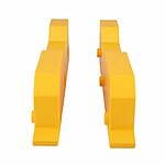 1 pair of spacers for column protection
