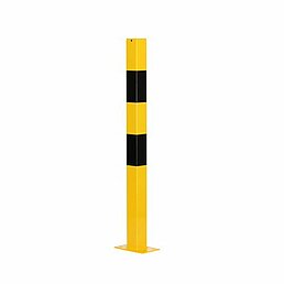 Barrier post, eyelets, galvanized, powder-coated