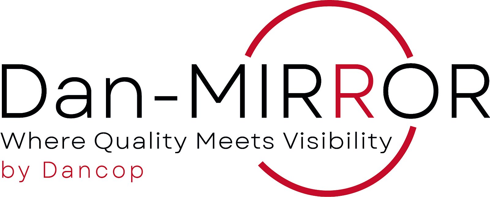 DanMirror logo – safety and traffic mirrors by Dancop.