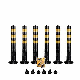 Kit de poteaux flexibles avec chaîne