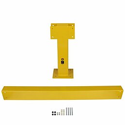 Add-on kit safety railing, powder-coated