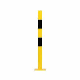 Barrier post, eyelets, galvanized, powder-coated