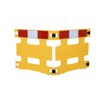 20005  (Schnell-Absperrgitter ( 2-teilig)), EAN 4250912308909, Front view