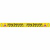 Bedrucktes Markierband, PET ( Achtung Staplerverkehr, gelb, 50mm, 60cm, PET )