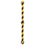WPP038  (Surface protection wall Kit F yellow-black), EAN 0, Front view