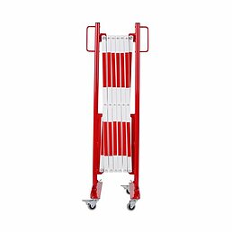Barrière extensible avec roulettes