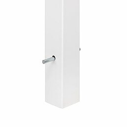 Barrier post, eyelets, galvanized, powder-coated