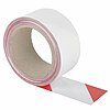 Stain-resistant floor marking ( red/white, 50mm, 15m, permanent, PET )