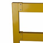 Core set safety railing, powder-coated