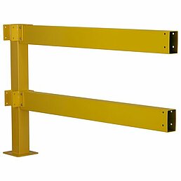 Add-on kit safety railing, powder-coated