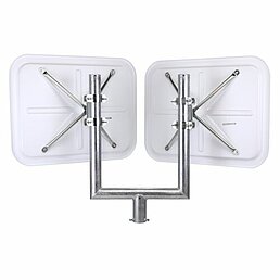 Bras de fourche pour poteau tubulaire Ø76