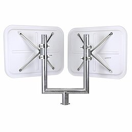 Bras de fourche pour poteau tubulaire Ø76