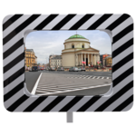 ED-F 60 X 80  (Acrylic mirror Bordeaux 80x60cm), EAN 4250912310124, Front view