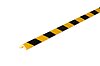 WPP003001 (Profile Type E yellow-black 1m), EAN 4250912300132, Front view