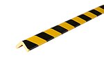 WPP006 (Corner protection profile Type H yellow-black), EAN 0, Front view