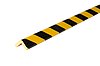 WPP006001 (Profile Type H yellow-black 1m), EAN 4250912301917, Front view
