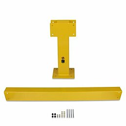 Add-on kit safety railing, powder-coated