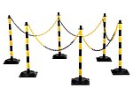 SET-LKP-GS (Set of chain post with 6 posts), EAN 4250912308718, Front view