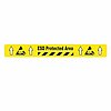 Bedrucktes Markierband ( ESD Protected Area, gelb, 75mm, 5m, PVC )