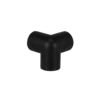 WPP018 002 (Corner protector Type A 3-sided black), EAN 4250912301535, Front view