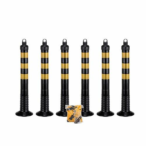 Kit de poteaux flexibles avec chaîne