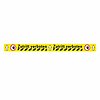 Bedrucktes Markierband ( Zutritt verboten, gelb, 50mm, 5m, PVC )