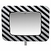 Edelstahl-Spiegel Marseille ( Inox-Spiegel Marseille 80x60 cm, eisfrei )
