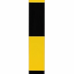 Barrier post, eyelets, galvanized, powder-coated