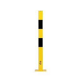 Barrier post, eyelets, galvanized, powder-coated