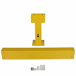 Add-on kit safety railing, powder-coated