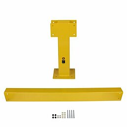 Add-on kit safety railing, powder-coated