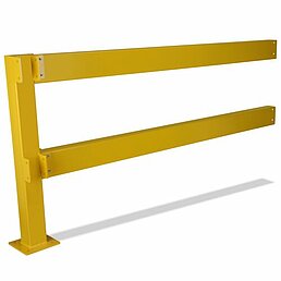 Add-on kit safety railing, powder-coated