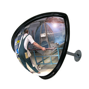 Miroir avec angle de vue 180° pour des industries Miroir avec angle de vue 180° pour des industries